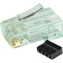 Simply45 Cat 5e UTP Unshielded RJ45 Pass-Through Modular Plug (50-Pack)