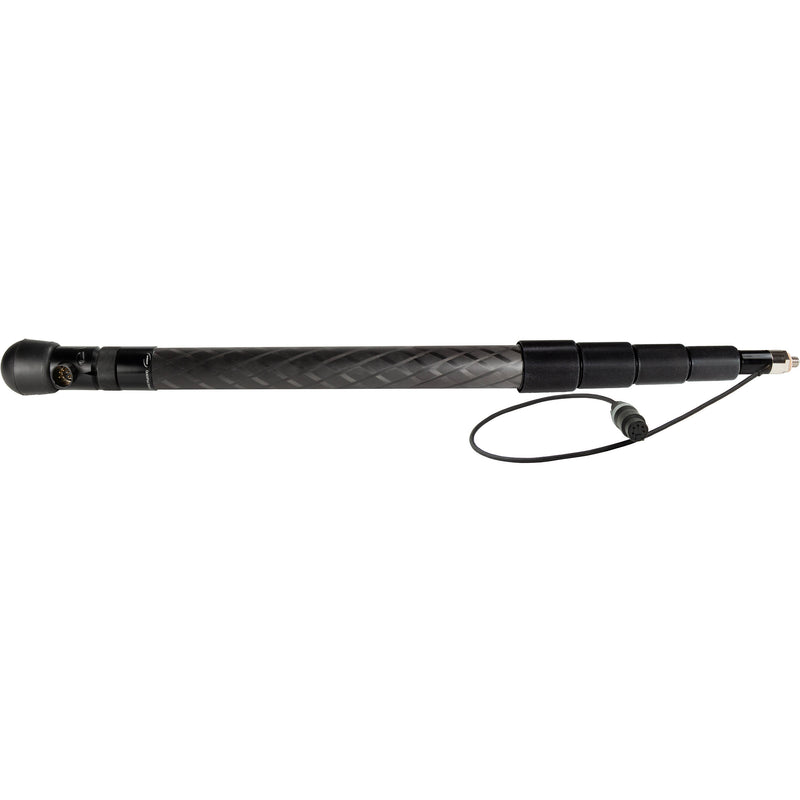 Ambient Recording QuickPole 5 Boompole with Coiled Stereo Cable, Modular Outlet, and 5-Pin XLR Connector (7.9')