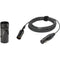 Ambient Recording QP5 Straight Cable Set for QP 550:XLR 3-Pin with QP5EST-M Endpiece/XLR-3F/TA3F Connectors-MONO