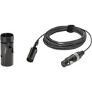 Ambient Recording QP5 Straight Cable Set for QP 5100:XLR 5-Pin / QP5EST-S Endpiece/XLR-5F/TA5F Connectors-STEREO