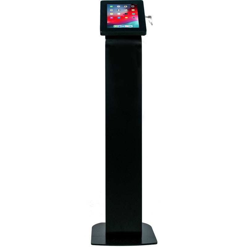 CTA Digital Premium Large Locking Floor Stand Kiosk (Black)