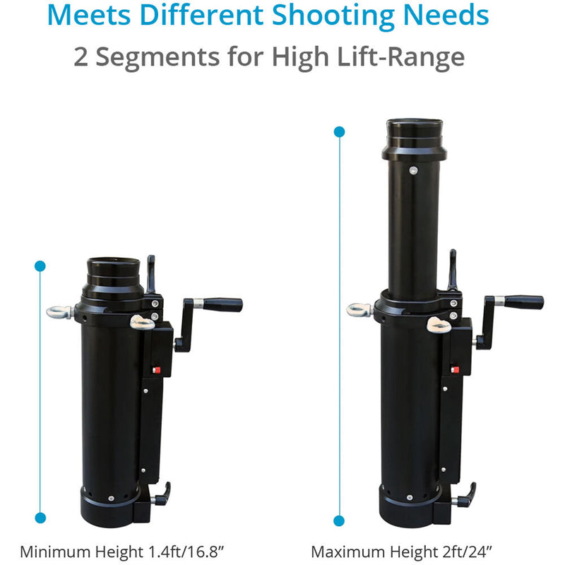 Proaim Telescoping Camera Bazooka with Crank (17 to 24")