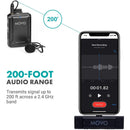 Movo Photo EDGE-DI Digital Wireless Omni Lavalier Microphone System for iPhones (2.4 GHz)