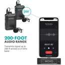 Movo Photo EDGE-UC-DUO 2-Person Digital Wireless Omni Lavalier Microphone System for Android Smartphones (2.4 GHz)