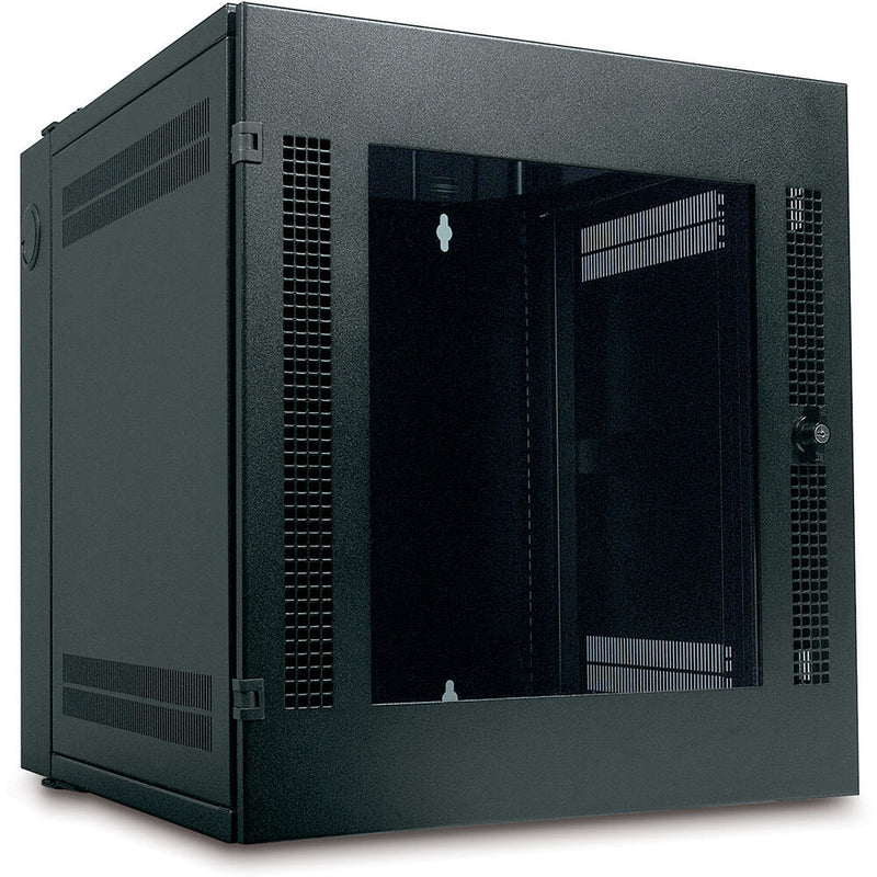 APC NetShelter WX 13U Wall Mount Rack Cabinet with Glass Door (Black)