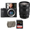 Sony Alpha a6600 Mirrorless Digital Camera with 18-135mm Lens and Accessories Kit