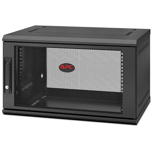 APC NetShelter WX 6U Single-Hinged Wall-Mount Enclosure (400mm Deep, 6 RU)