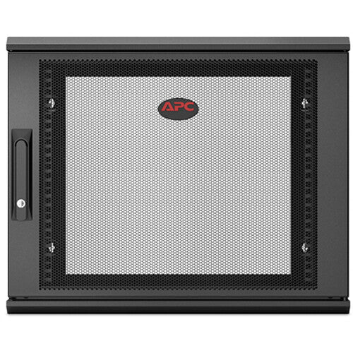 APC NetShelter WX 9U Single-Hinged Wall-Mount Enclosure (400mm Deep, 9 RU)