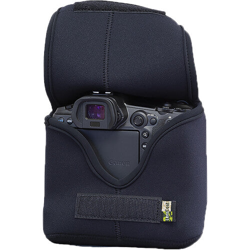 LensCoat BodyBag R Camera Cover for Canon R/R5/R6 with Optional Grip (Black)