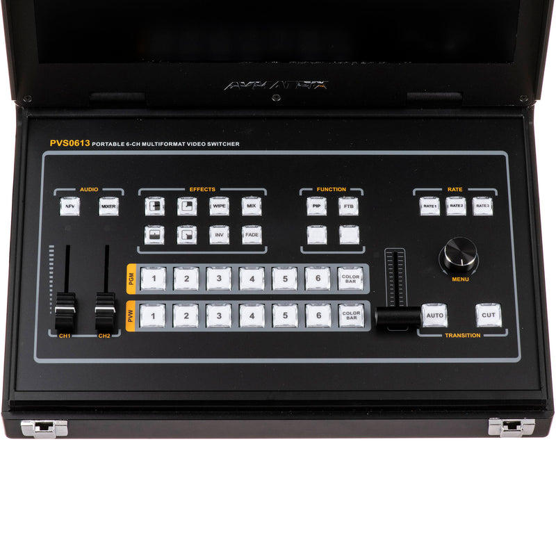 AVMATRIX PVS0613 Portable 6-Channel SDI/HDMI Multi-Format Video Switcher