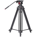 miliboo MTT606B Video Tripod Kit with MYT801 Fluid Head (Carbon Fiber)