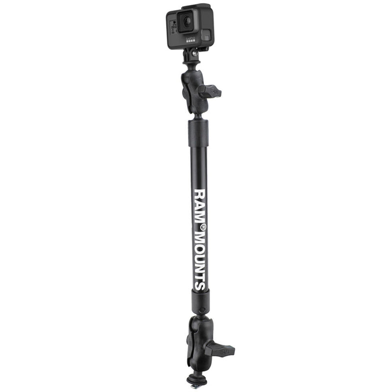 RAM MOUNTS Camera Mount with RAM Track Ball Base and 2-Prong Mount (22")