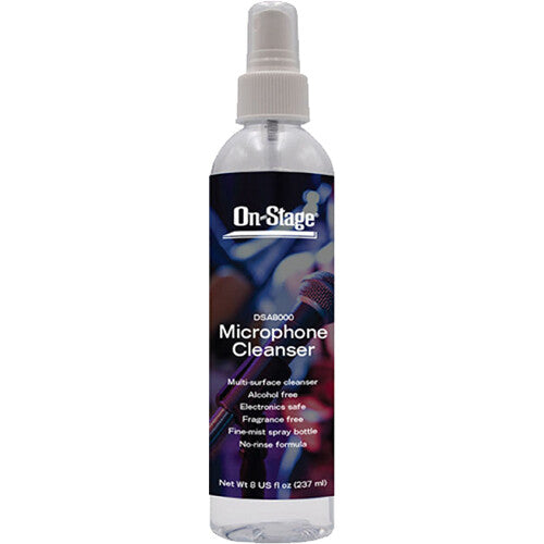 On-Stage DSA8000 Microphone Cleanser (8 oz)