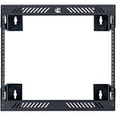 Lowell Manufacturing Rack-Wall Mount-8U, 12" Deep (Black)