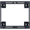 Lowell Manufacturing Rack-Wall Mount-8U, 12" Deep (Black)