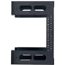 Lowell Manufacturing Rack-Wall Mount-8U, 12" Deep (Black)