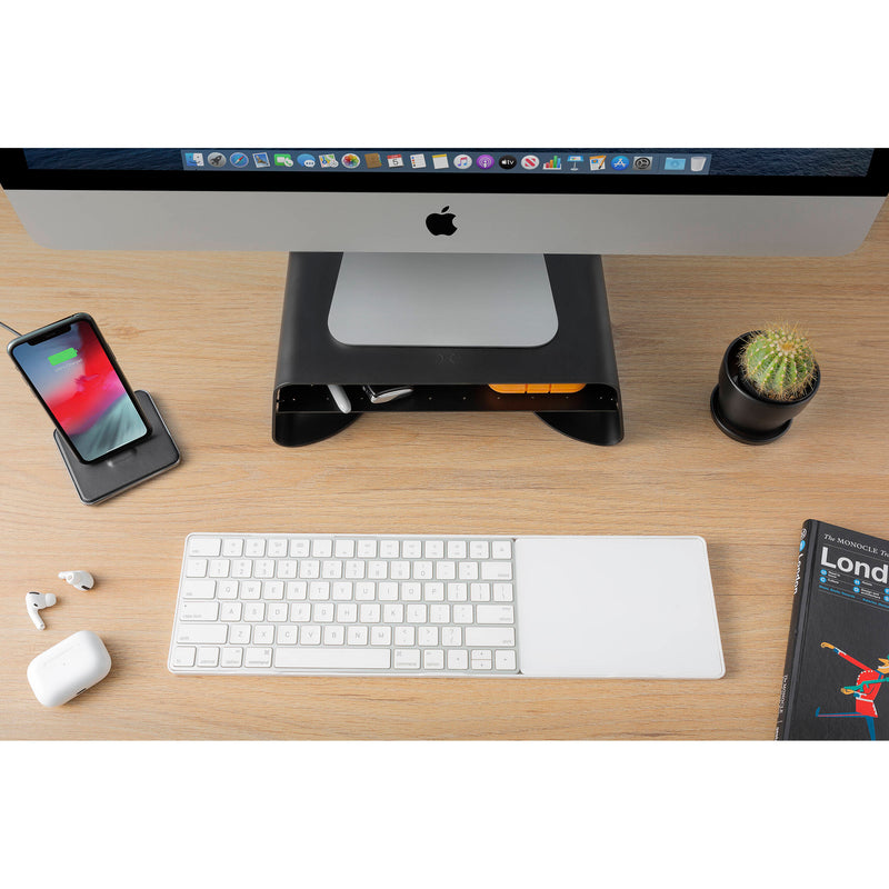 Twelve South Curve Riser Desktop Stand for iMac and Displays (Black)