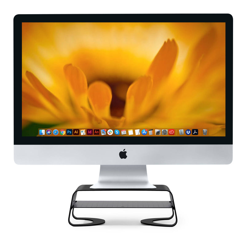 Twelve South Curve Riser Desktop Stand for iMac and Displays (Black)