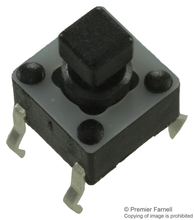 E-SWITCH TL1105SPF160Q SWITCH, TACTILE SPST, 50mA, THROUGH HOLE