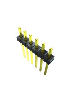 Samtec MTMM-103-05-F-D-196 Pin Header Board-to-Board Wire-to-Board 2 mm Rows 6 Contacts Through Hole Mtmm