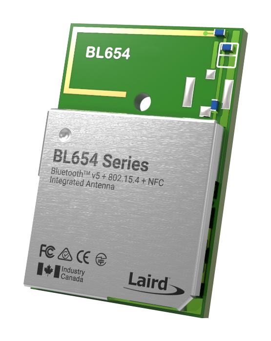 Laird Connectivity 451-00001 Bluetooth 5.0 1.7V to 3.6V Supply BL654 Series Range 2Mbps -92dBm Sensitivity