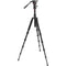 Oben AT-3565 5-Section Aluminum Travel Tripod System & TVH-108 Video Head