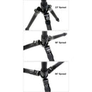 Oben AT-3565 5-Section Aluminum Travel Tripod System & TVH-108 Video Head