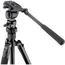 Oben AT-3565 5-Section Aluminum Travel Tripod System & TVH-108 Video Head