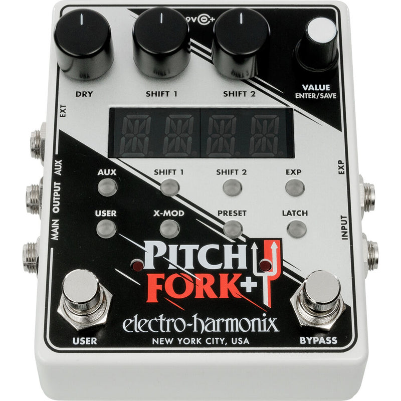 Electro-Harmonix Pitch Fork+ Polyphonic Pitch Shifter Pedal