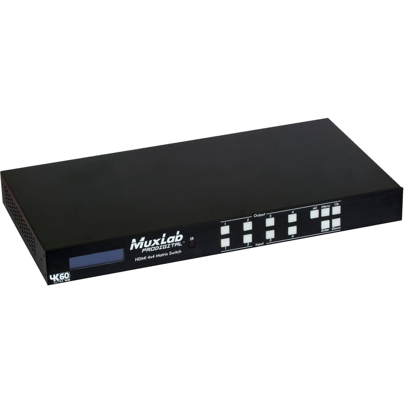 MuxLab 4x4 4K/60 HDMI Matrix Switch (UK)