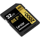 Lexar 32GB Professional 2000x UHS-II SDHC Memory Card