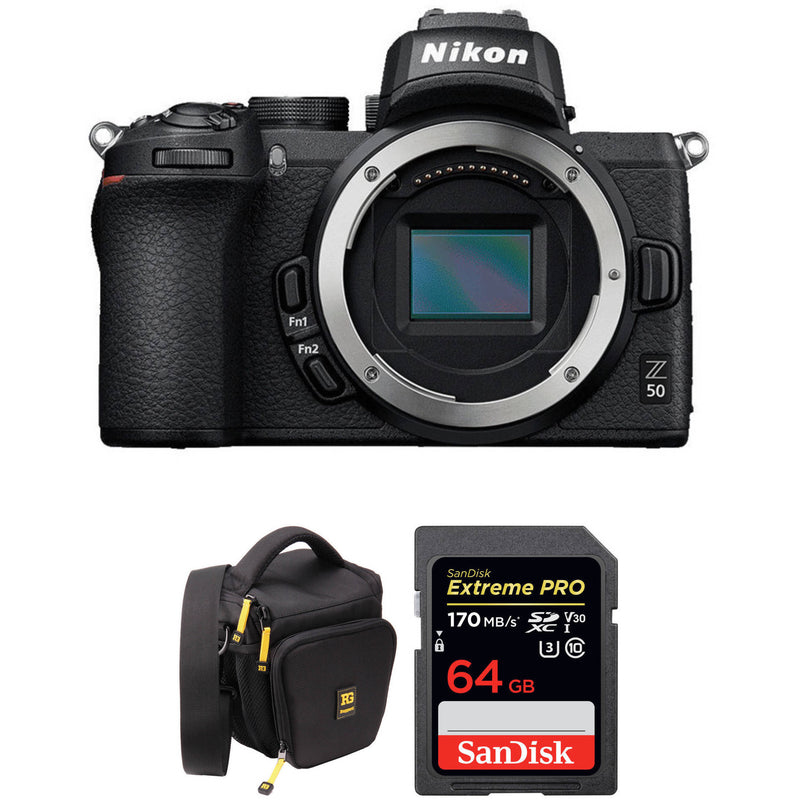 Nikon Z 50 Mirrorless Digital Camera with 16-50mm Lens and Accessories Kit