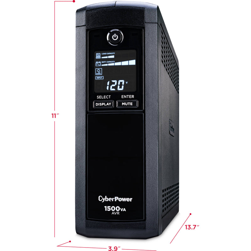 CyberPower 1500VA/900W Mini-Tower AVR UPS