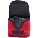 LensCoat BodyBag R Camera Cover for Canon R/R5/R6 with Optional Grip (Red)