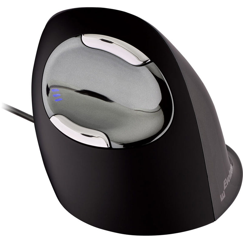 Evoluent VerticalMouse D Wired Mouse (Small, Dark Silver)