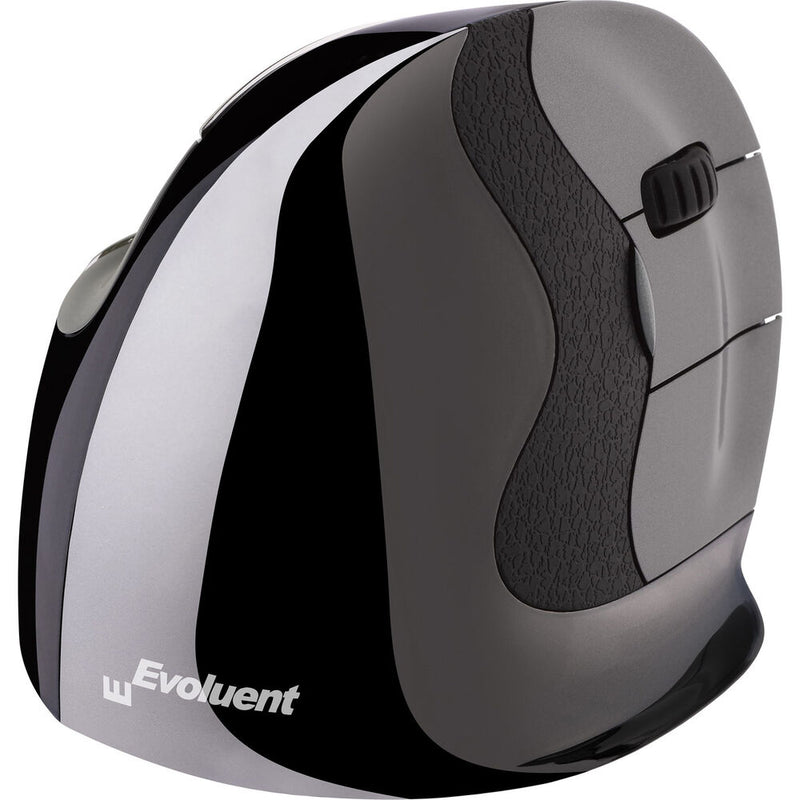 Evoluent VerticalMouse D Wireless Mouse (Large, Dark Silver)