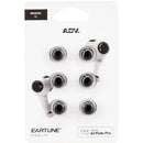 ADV. Eartune Fidelity UF-A Universal-Fit Foam Eartips for AirPods Pro (3-Pack, Medium, Black)