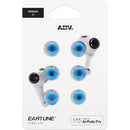 ADV. Eartune Fidelity UF-A Universal-Fit Foam Eartips for AirPods Pro (3-Pack, Medium, Black)