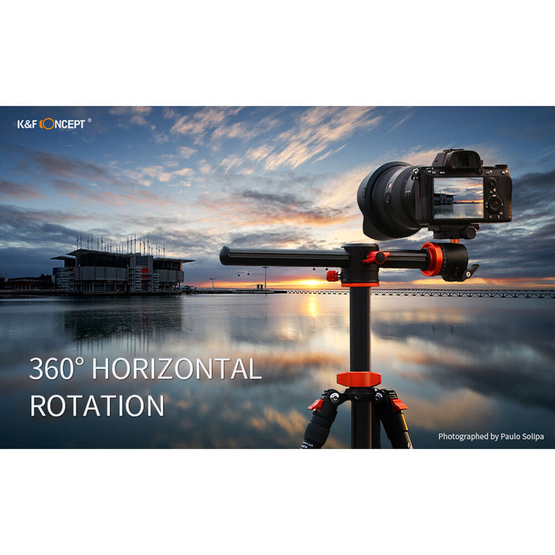 K&F Concept SA254T2 Lightweight Aluminum Compact Tripod