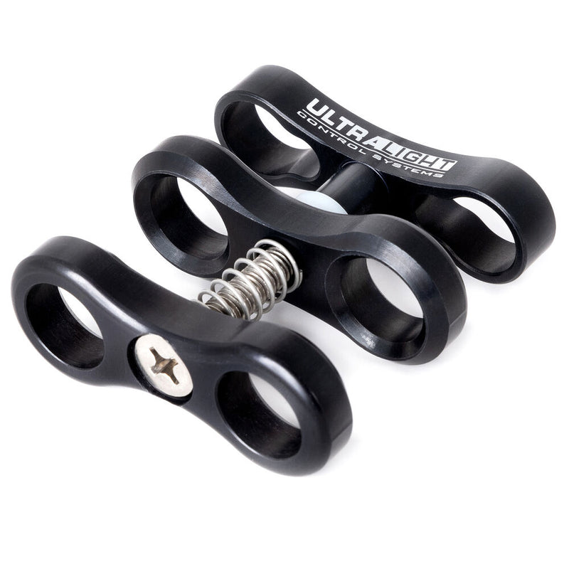 Ultralight Ball Clamp with 1/4"-28 Bolt and Black T-Knob