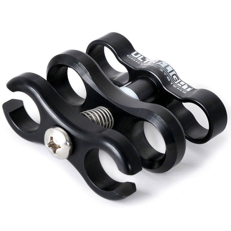 Ultralight Ball Clamp with Cutout and Black T-Knob