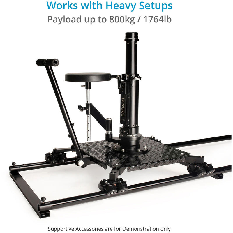 Proaim 16' Heavy Duty Camera Dolly Track