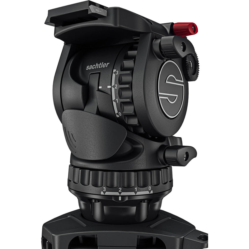 Sachtler aktiv6 Sideload Fluid Head with SpeedLevel & 3-Step Drag for Select Sachtler Tripods (75mm)