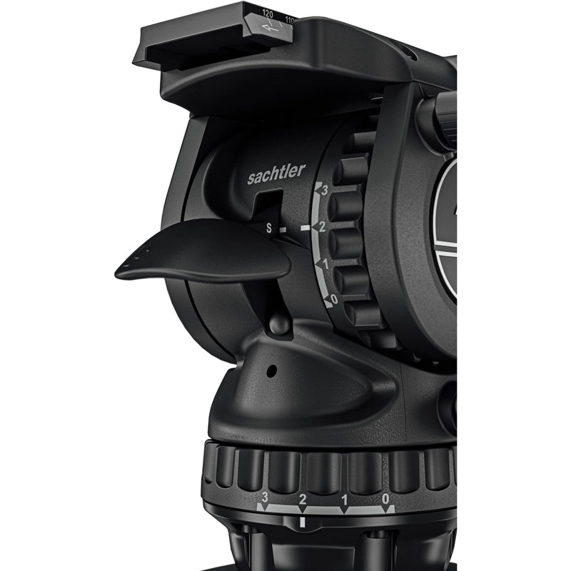 Sachtler aktiv6 Sideload Fluid Head with SpeedLevel & 3-Step Drag for Select Sachtler Tripods (75mm)