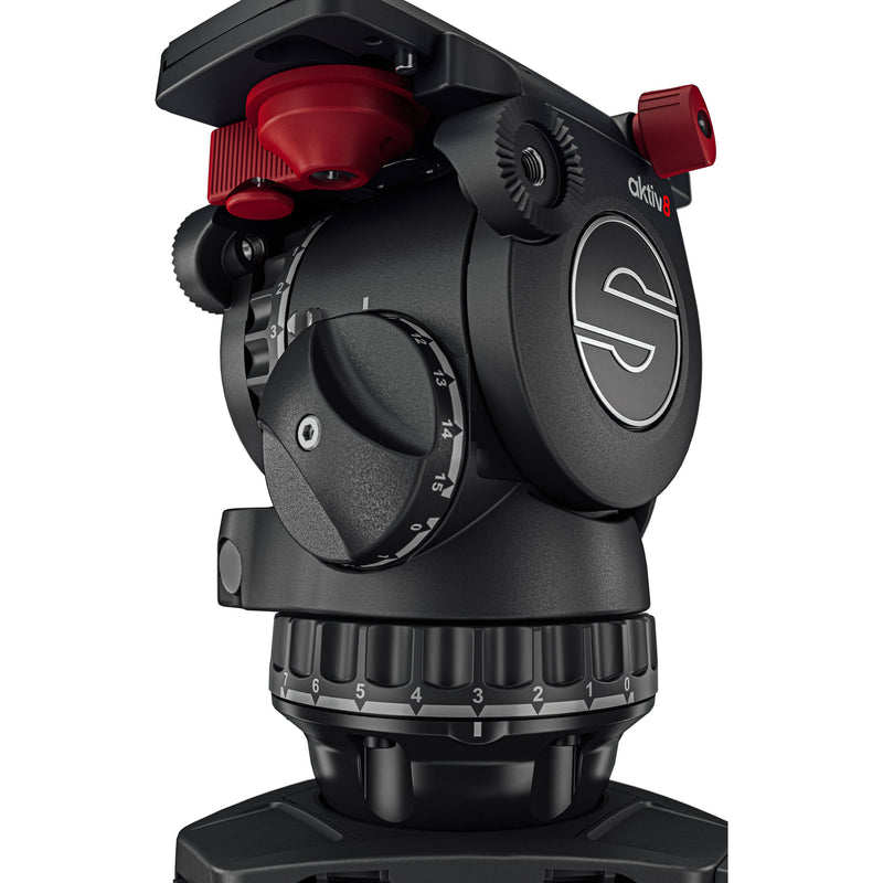 Sachtler aktiv8T Touch & Go Fluid Head with SpeedLevel & 7-Step Drag for Select Sachtler Tripods (75mm)