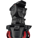 Sachtler aktiv10 Sideload Fluid Head with SpeedLevel & 7-Step Drag for Select Sachtler Tripods ((100mm Ball)