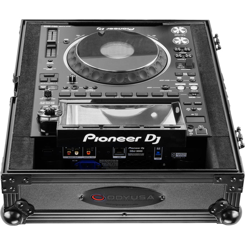 Odyssey Innovative Designs Black Label Case for Pioneer DJ CDJ-3000 (All Black)