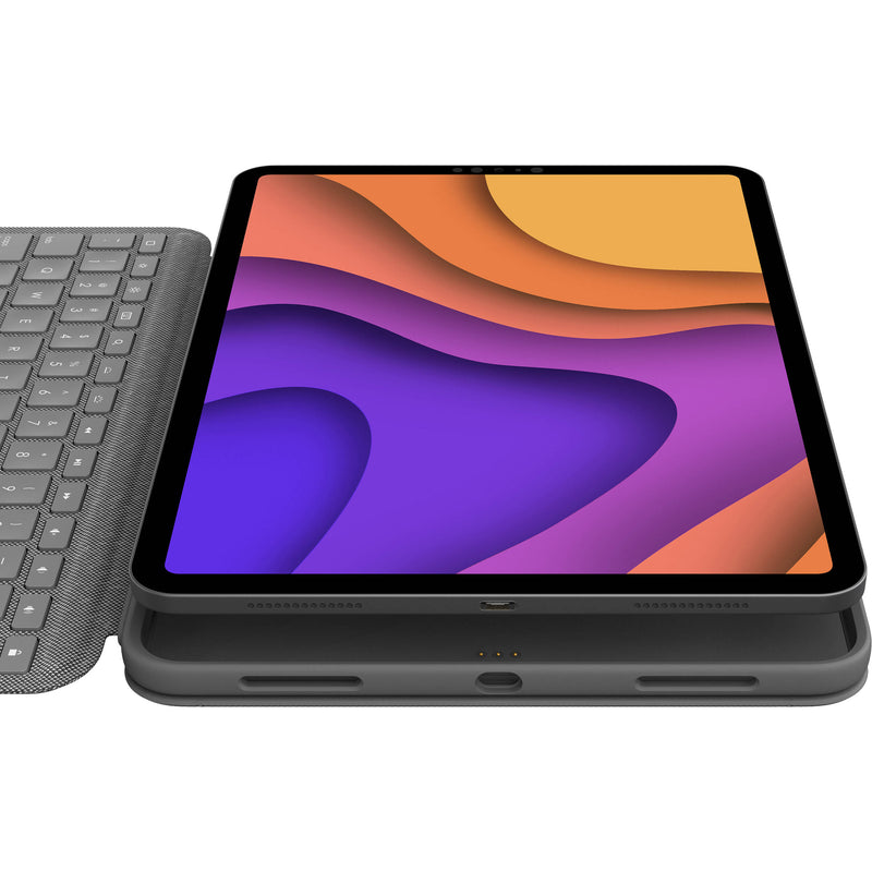 Logitech Folio Touch Keyboard and Trackpad Cover for iPad Air Gen 4 (Oxford Grey)