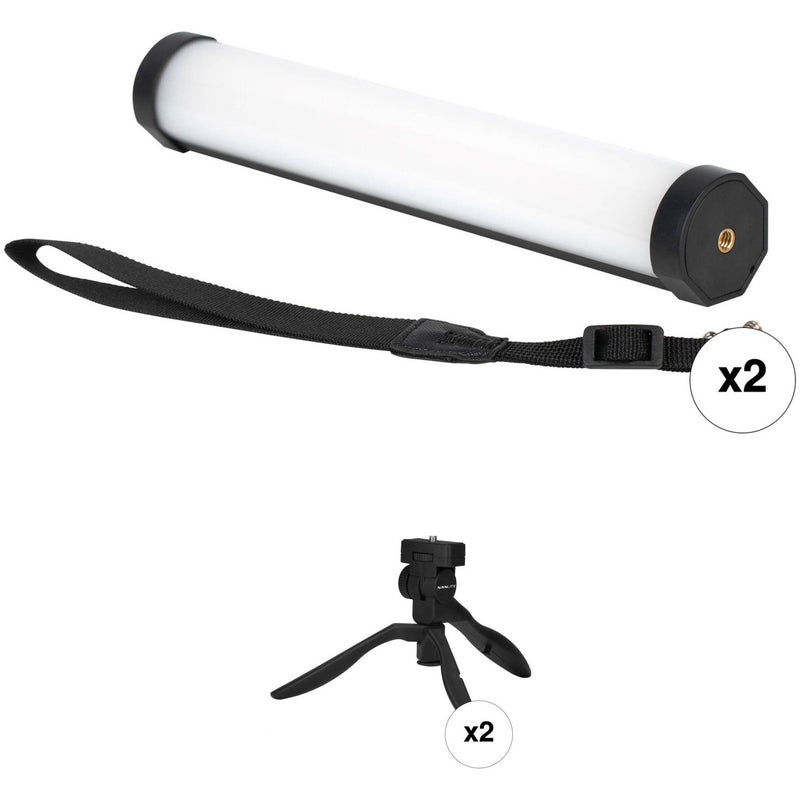 Nanlite PavoTube 6C 10" RGBWW LED Tube with Battery