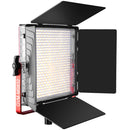 GVM LED Light Panels Studio Soft Video Light Bi-Color 2-Pack with Stand MB832-2L